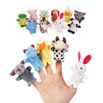 Biological Animal Finger Puppet Plush Toys