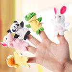 Biological Animal Finger Puppet Plush Toys